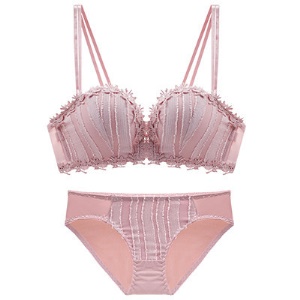 Soutien-gorge femme nylon dentelle push up antidérapant