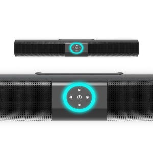 Haut-parleur Bluetooth sans fil avec lumière colorée RGB qualité de sonore HIFI Accrochage mural