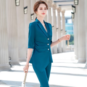 Costume Femme 2 pièces mode design (blazer chic + pantalon)
