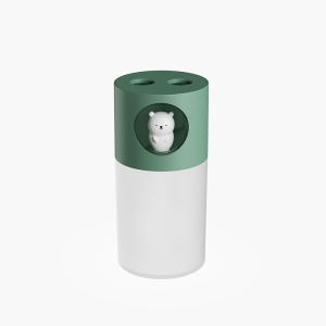 Humidificateur double spray USB voiture ourson avec lumière et  chronométrage