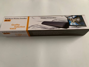 Haut-parleur Bluetooth pour TV accroché au mur avec télécommande