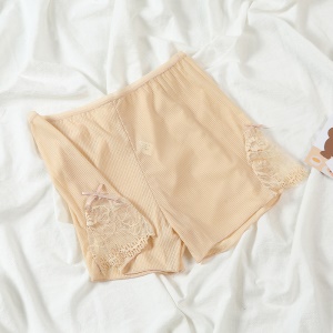 Short en soie glacée bas de pantalon sous jupe pour femmes