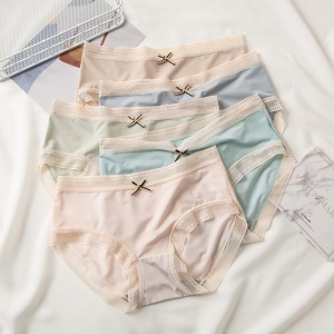 Culotte dentelle femme respirant et doux