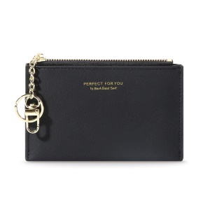 WEICHEN Portefeuille femme mini en cuir artificiel