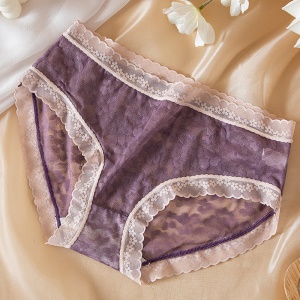 Culotte femme dentelle slip sexy respirante