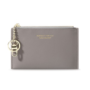 WEICHEN Portefeuille femme mini en cuir artificiel
