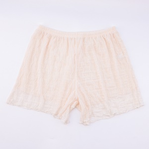 Short de base femme double couche ondulé respirant