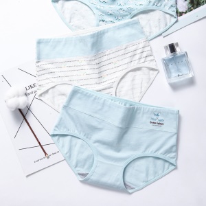 Culotte coton femme imprimé taille moyenne