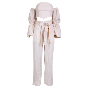 Ensemble 2 pcs top à manches longues + pantalon