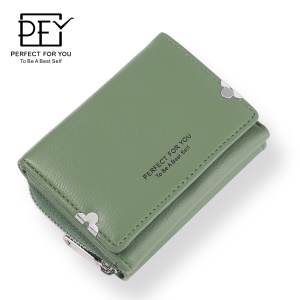 Portefeuille femme court multifonction