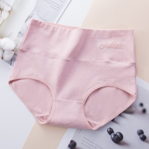 Culotte en coton femme élastique taille haute