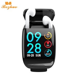 Montre intelligente + écouteurs sans fils   TWS Bluetooth communication OEM/ODM