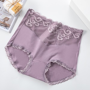 Femme slip taille haute culotte respirant ventre plat