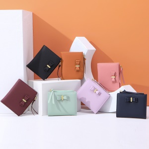 Portefeuille femme en cuir artificiel PU