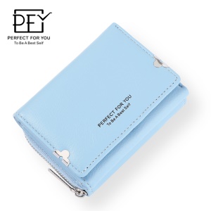 Portefeuille femme court multifonction