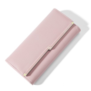 Portefeuille en cuir pour femme PU artificiel
