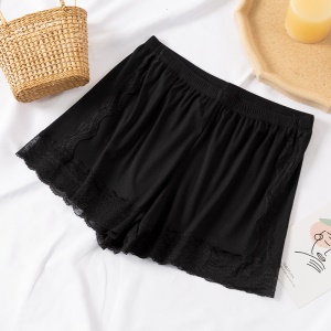 Short de nuit pour femmes en dentelle brodé