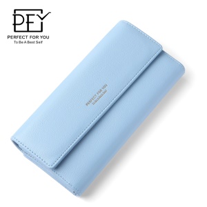 Femme porte-monnaie et téléphone mobile portefeuille en cuir à grande capacité