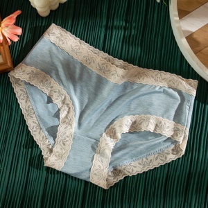 Culotte femme en dentelle respirant taille moyenne