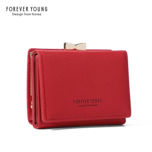 Portefeuille Femme en Cuir Court Sac d'argent