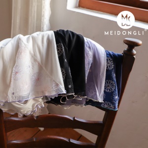Short de sécurité dentelle bordé pour femmes double couche