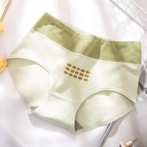 Culotte slip à taille haute en coton