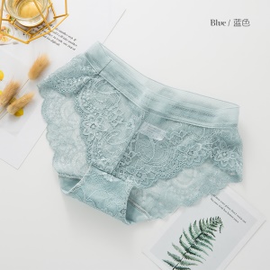 Culotte femme respirant taille moyenne slip dentelle