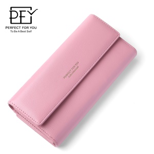 Femme porte-monnaie et téléphone mobile portefeuille en cuir à grande capacité