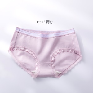 Culotte femme taille moyenne slip en dentelle bord
