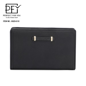 Portefeuille en cuir artificiel PU pour femme