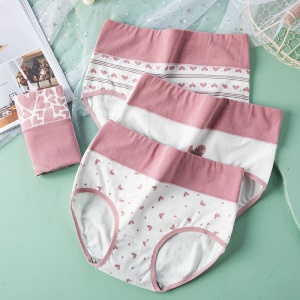 Culotte à taille haute  en coton  pour jeune fille