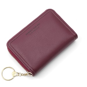 WEICHEN Portefeuille en cuir PU femme porte-cartes anti-magnétique