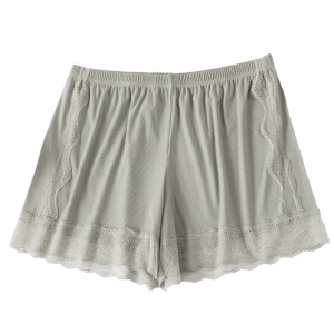 Short de nuit pour femmes en dentelle brodé