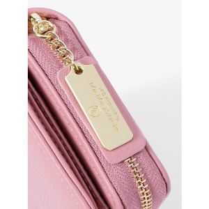 WEICHEN Portefeuille femme PU cuir artificiel à deux plis