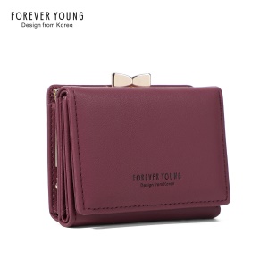 Portefeuille Femme en Cuir Court Sac d'argent