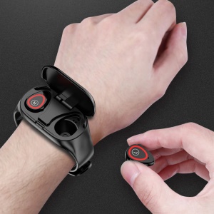 Écouteur Bluetooth + montre intelligente  2 en 1 avec réception d'appel par Bluetooth
