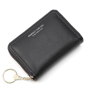 WEICHEN Portefeuille en cuir PU femme porte-cartes anti-magnétique