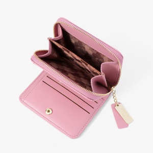 WEICHEN Portefeuille femme PU cuir artificiel à deux plis