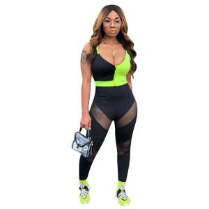 Femmes Combinaisons à Bretelles slim en filet YD8248A1