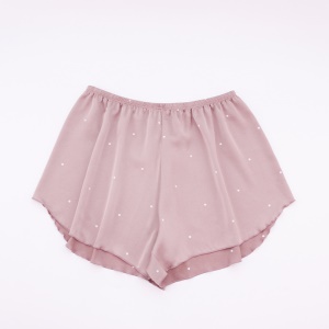 Short pyjama large pour les filles en soie artificielle