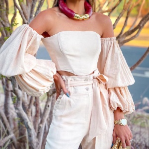 Ensemble 2 pcs top à manches longues + pantalon