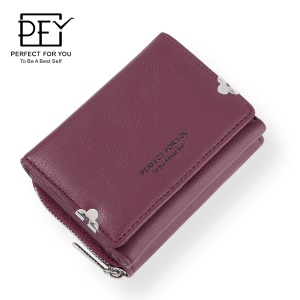 Portefeuille femme court multifonction