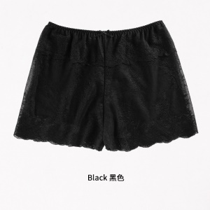 Legging de sécurité femme short sous robe en dentelle filet double couche