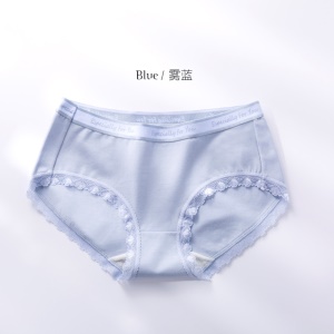 Culotte femme taille moyenne slip en dentelle bord