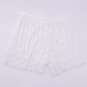 Short de base femme double couche ondulé respirant