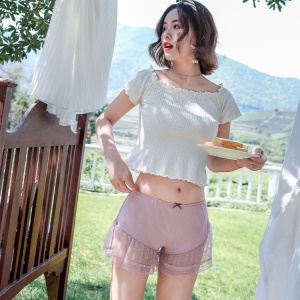 Femme Short de sécurité en dentelle