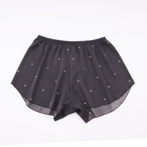 Short pyjama large pour les filles en soie artificielle