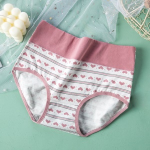 Culotte à taille haute  en coton  pour jeune fille