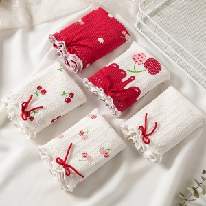 Culotte slip pour jeune fille en  coton