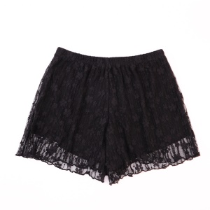Short de sécurité femme en dentelle double couche